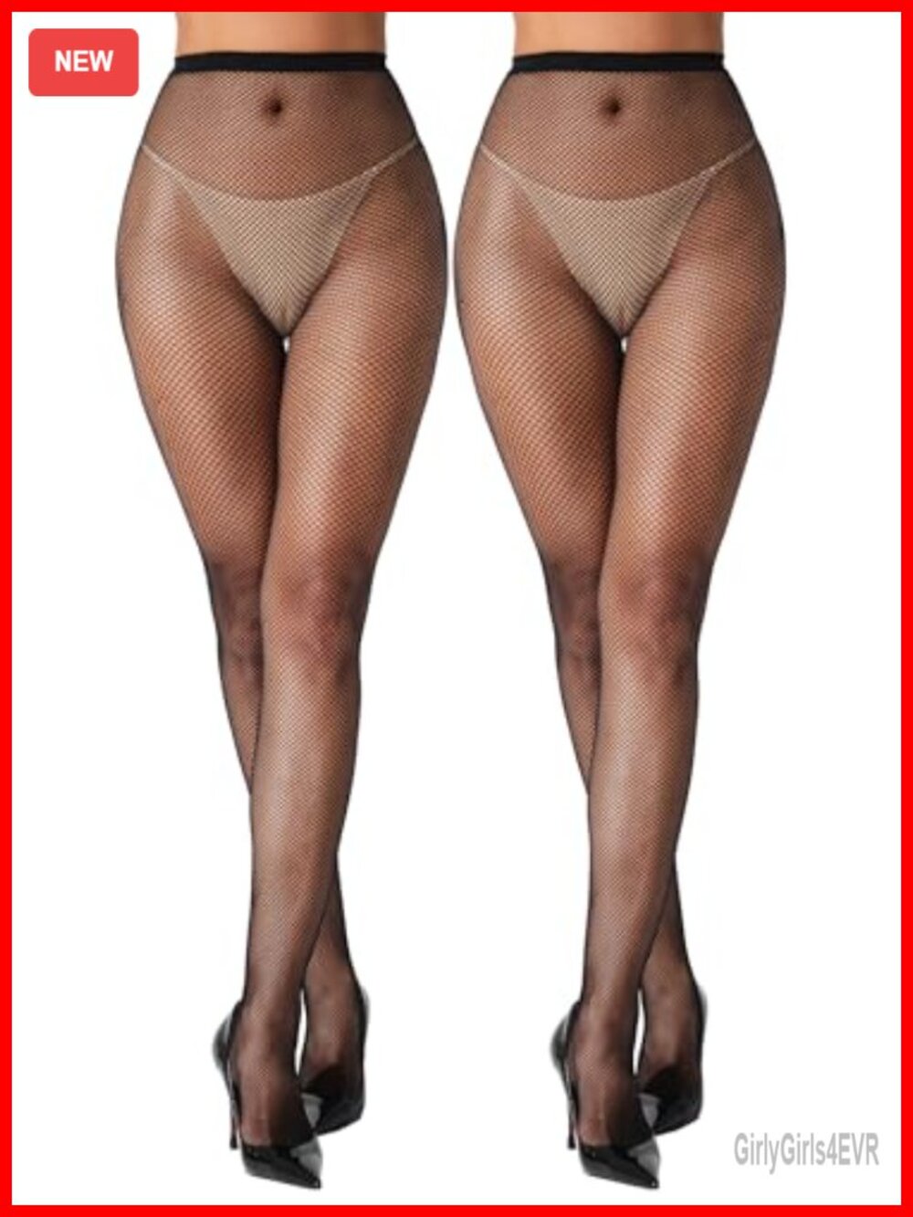 High Waist Fishnet Tights Mesh Stockings for Women